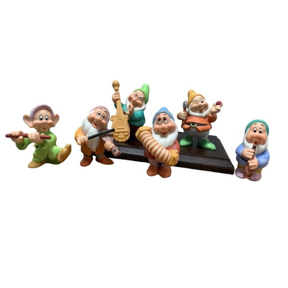 Disney Seven Dwarfs Musical Band Figurine Set by Sri Lanka